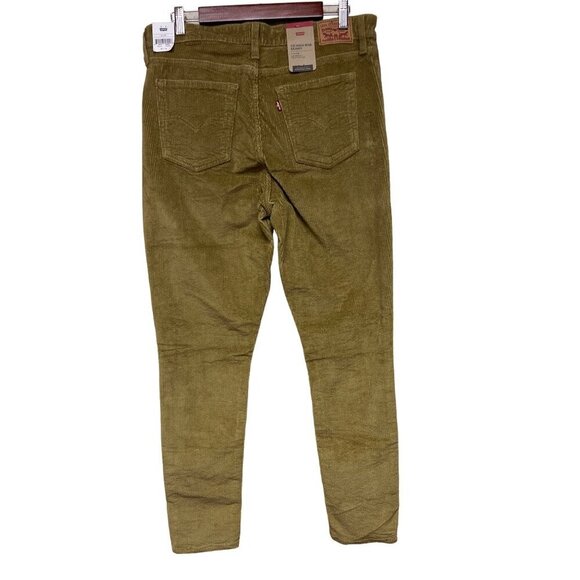 NEW! Levi's 721 High Rise Skinny Tank Corduroy Pants Women's Size 33 x 30 - Picture 4 of 12